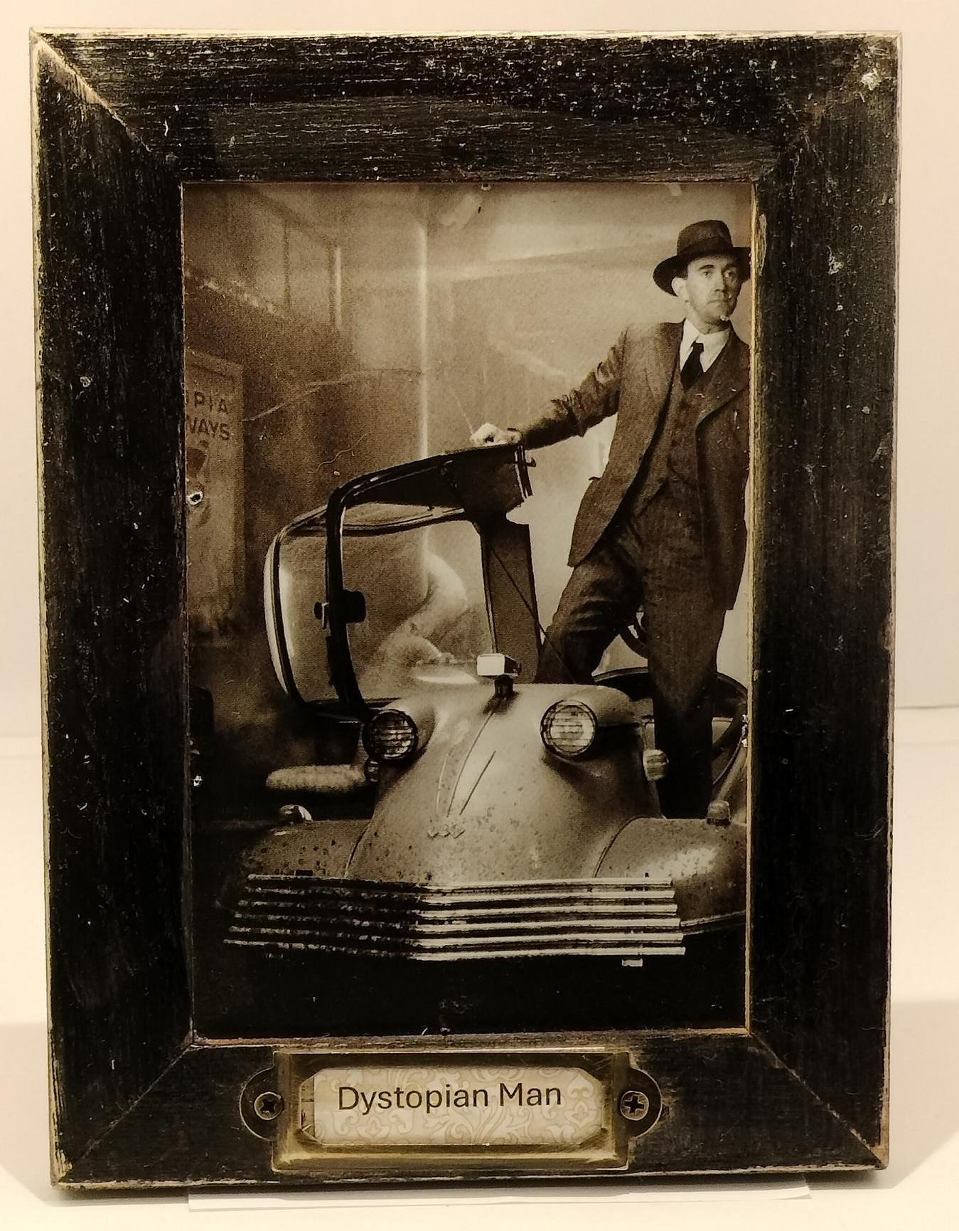 Dystopian Man: Framed Art